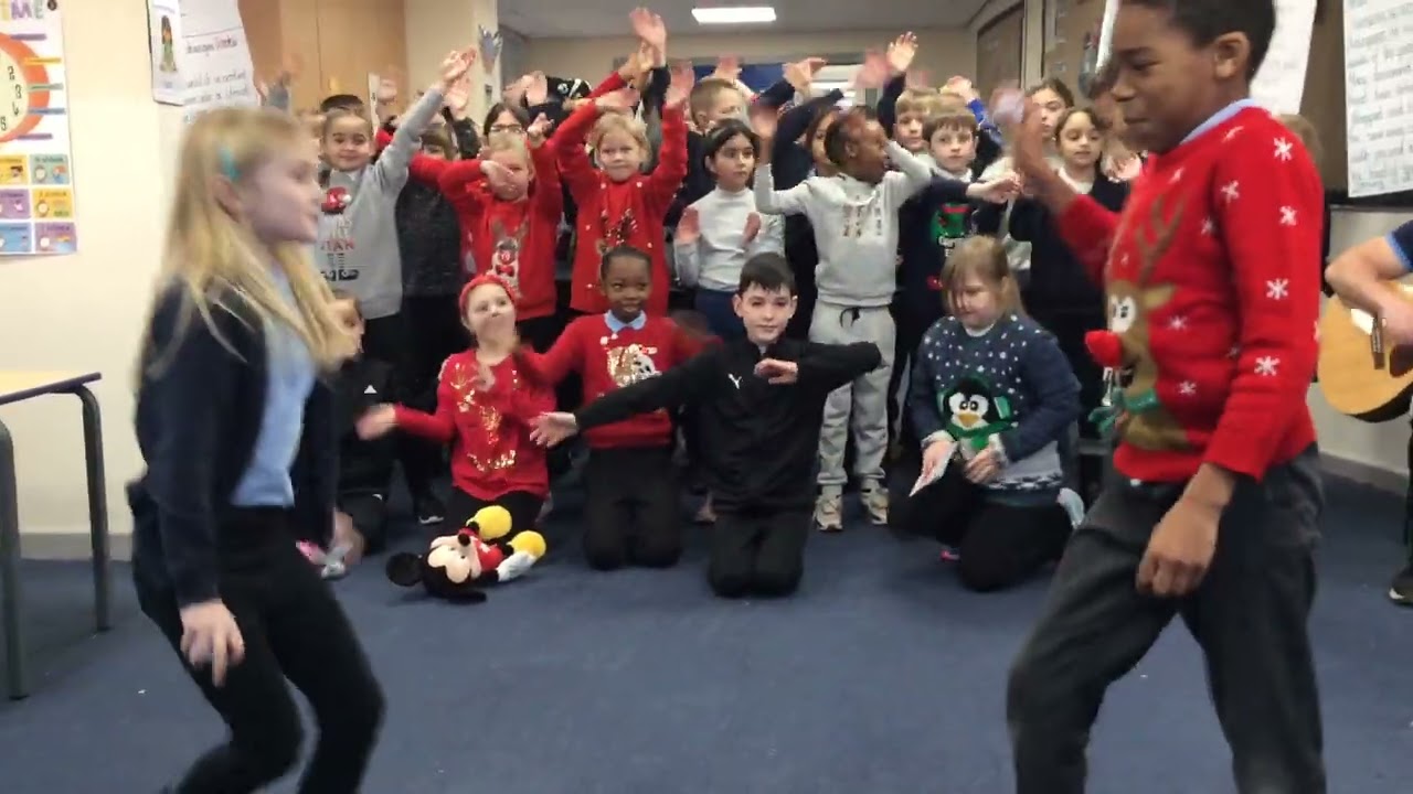Year 4 with a very late entry in to the 2022 Sing-a-Long competition