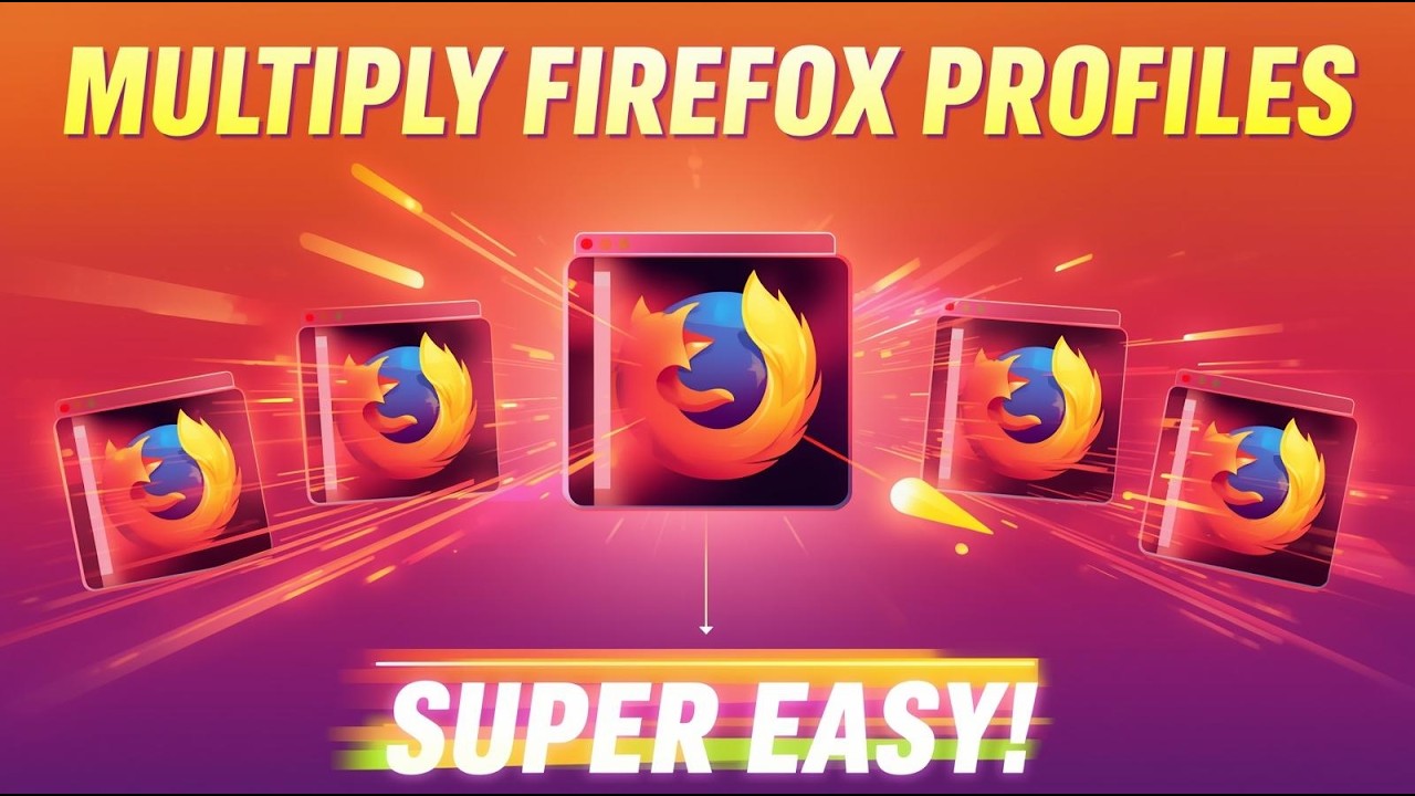Создайте несколько профилей Firefox СУПЕРБЫСТРО! | Больше никаких путаниц!