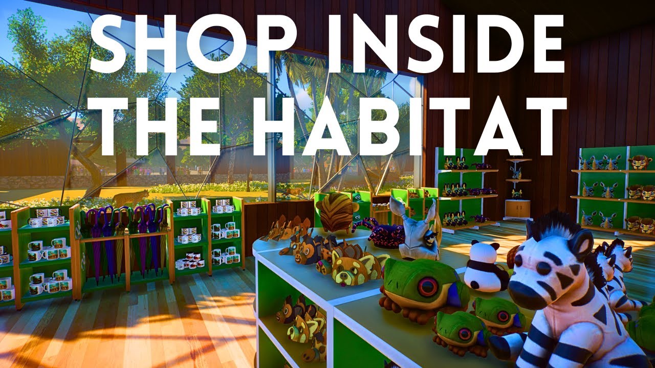 Making a Souvenir Shop inside a HUGE Eurasian Lynx Habitat