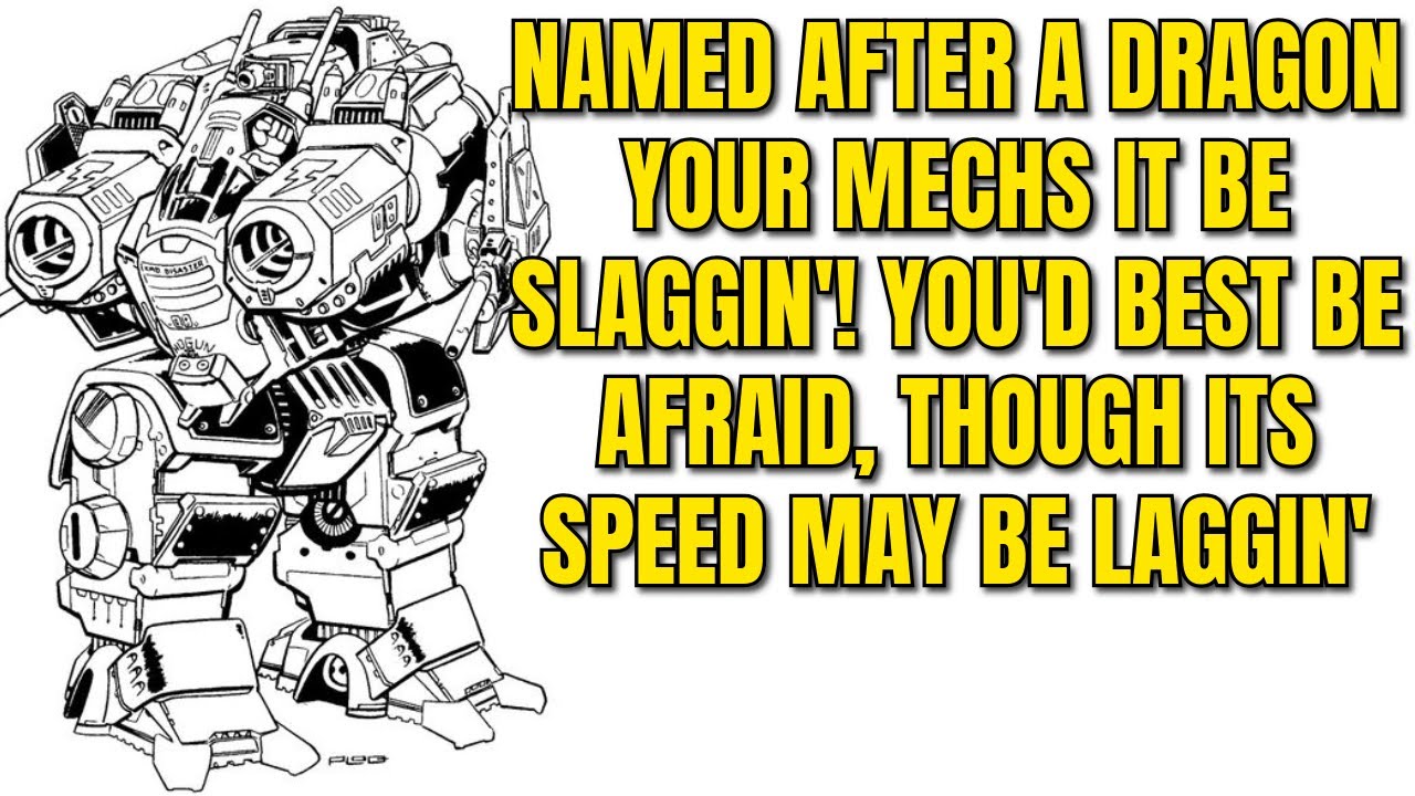 The BIGGEST GUNS of any mech! The Fafnir is a blocky menace. Goofy Mechs of Battletech