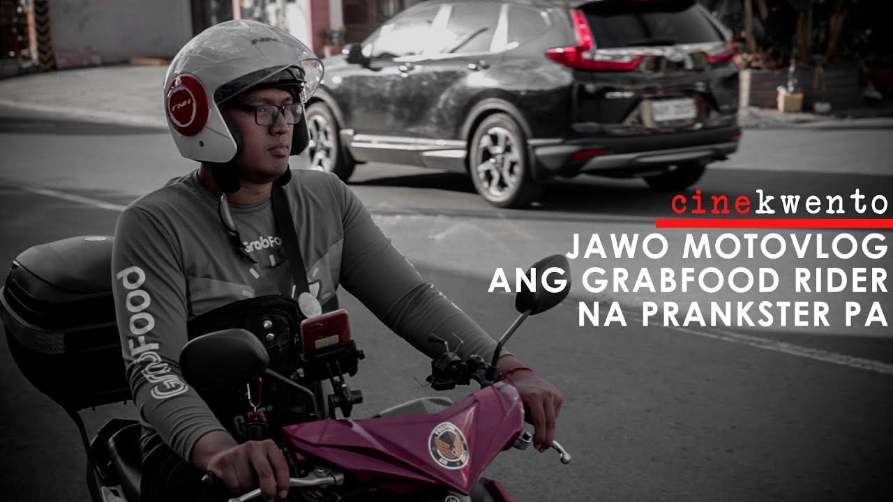 Ang mga kwento ni GRABFOOD Rider (JAWO MOTOVLOG LIFE STORY) | CINEKWENTO S1EP5