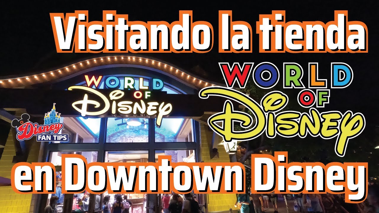Visitando la tienda World of Disney en Downtown Disney