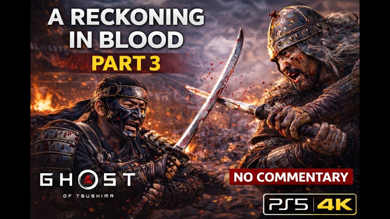 Ghost of Tsushima – A Reckoning in Blood (Part 3) | No Commentary | PS5 4K