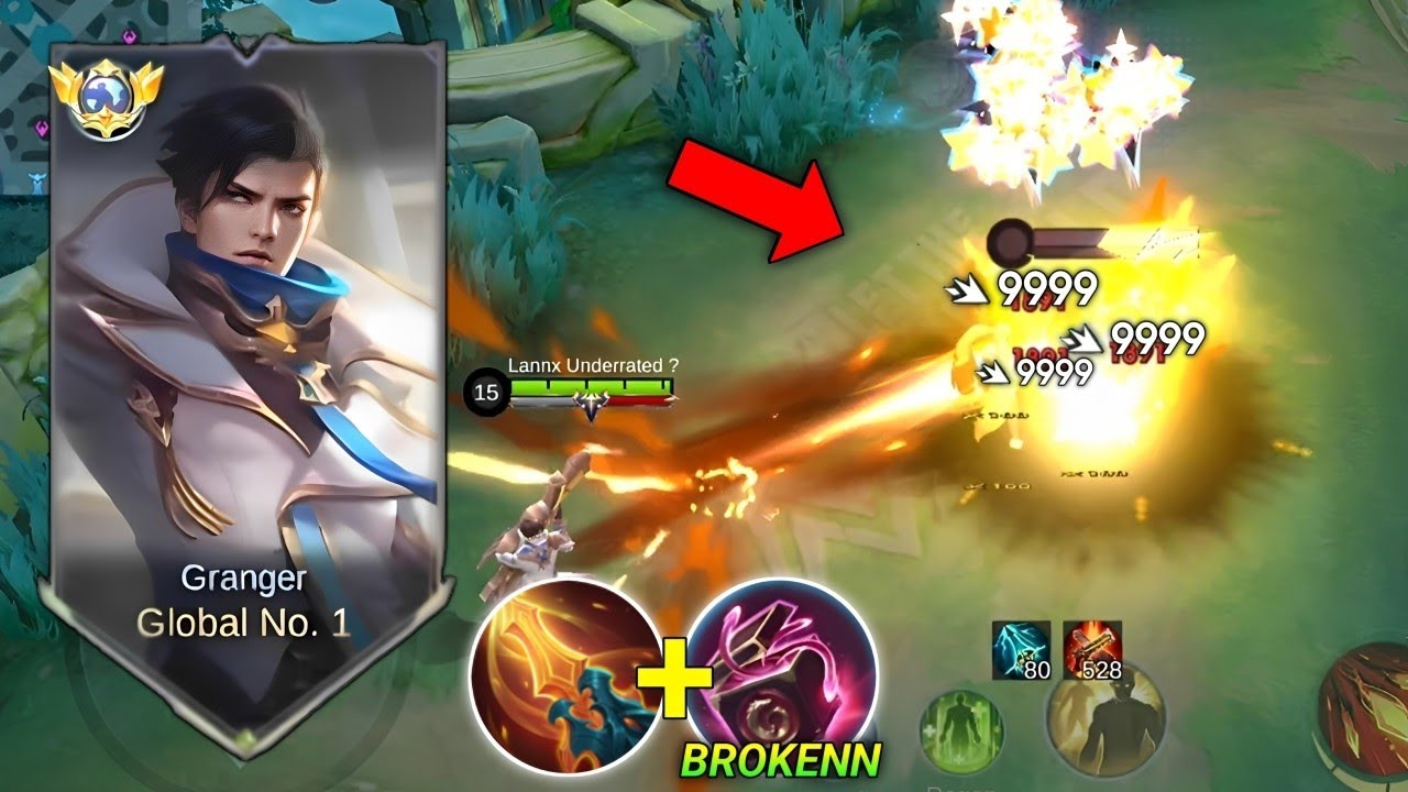 WHEN MY GRANGER ABUSE THIS NEW BROKEN BUILD IN SOLO RANKED ! - Mobile Legends