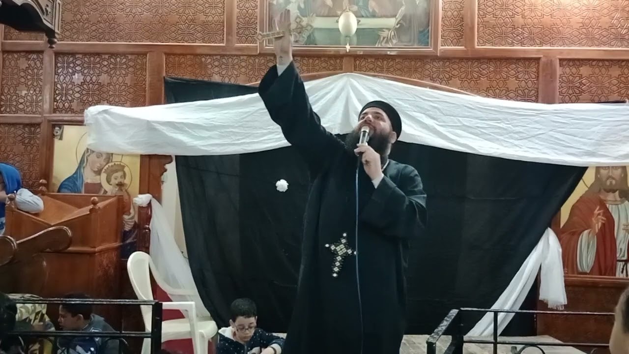 حفله عيد الام ووعظه من القس يسطس يوسف كاهن كنيسة العذراء مريم ومار مرقس بجزيره طما
