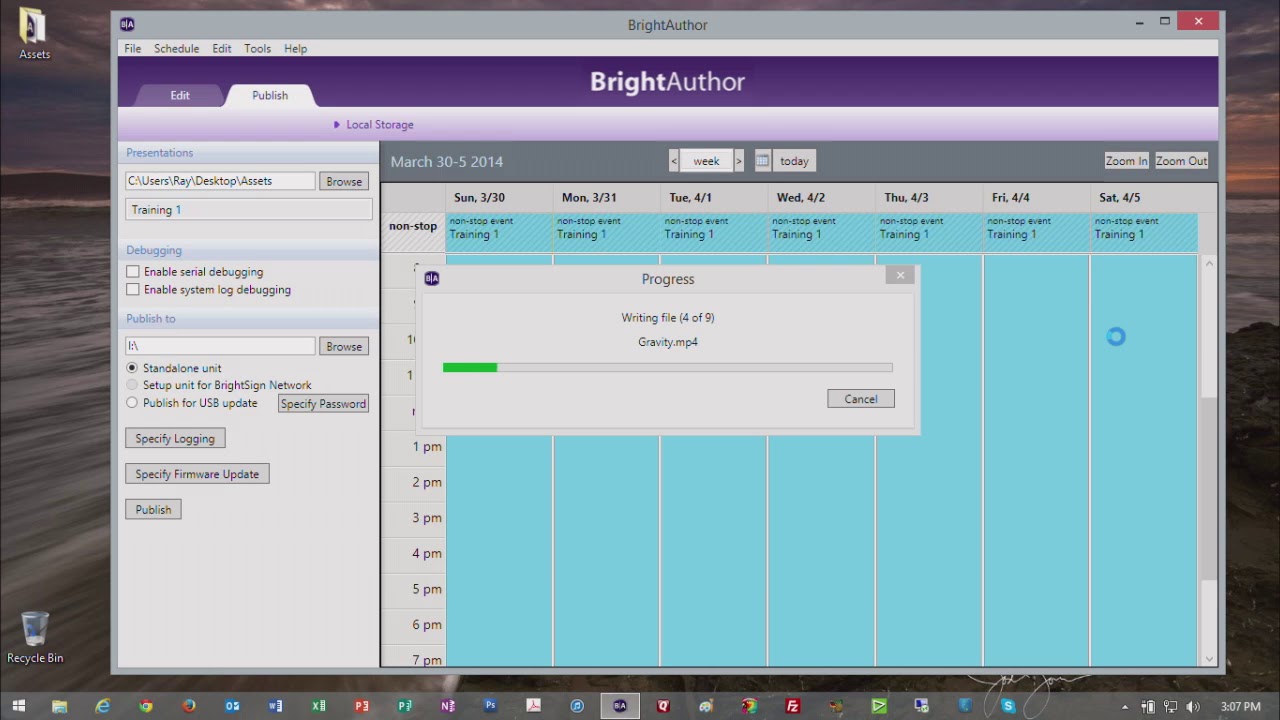 BrightSign Training 3.4.2 Publish to Memory Card