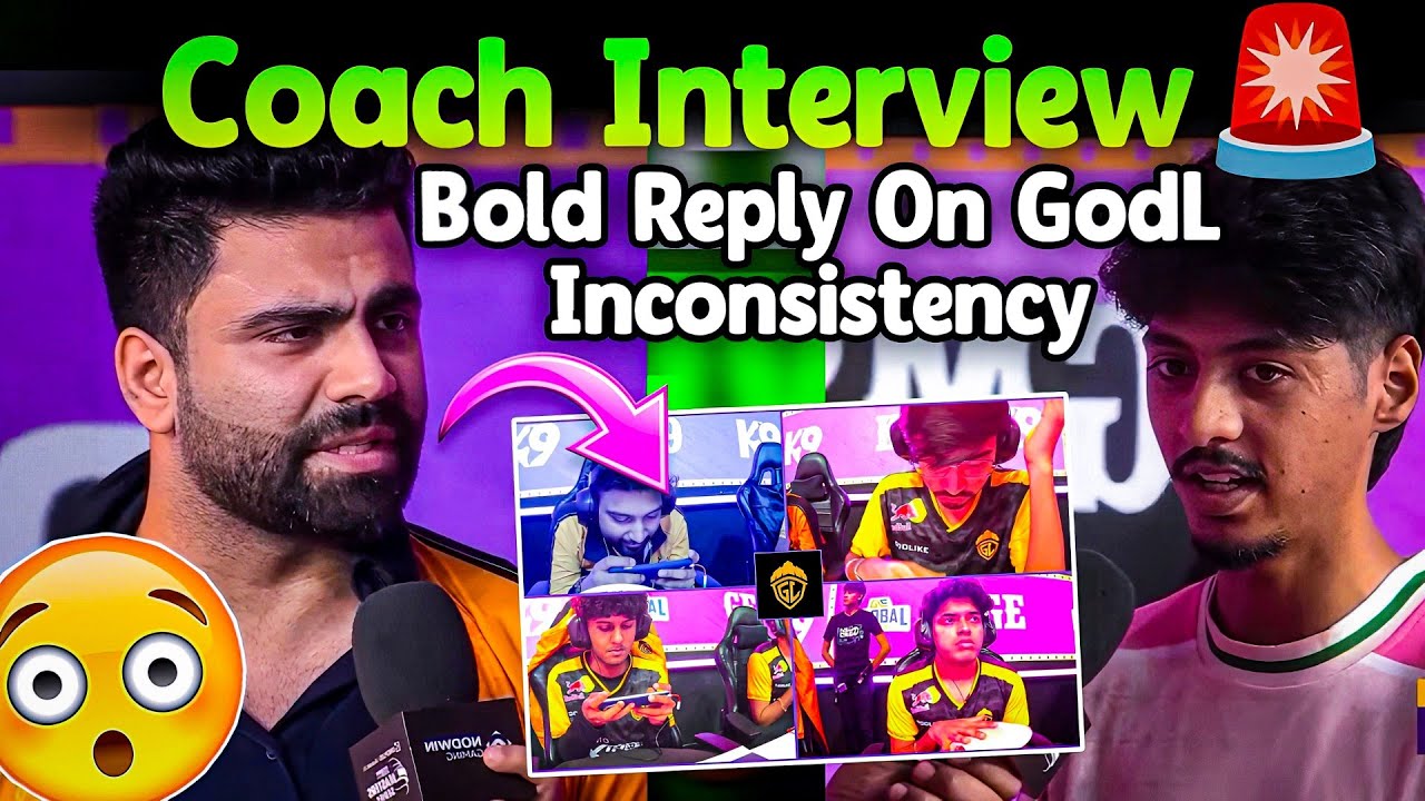 🇮🇳GodLike Coach Aurum Interview📸 Reply On GodL Inconsistency & New Strategies🚨 ShadowOG On Comeback