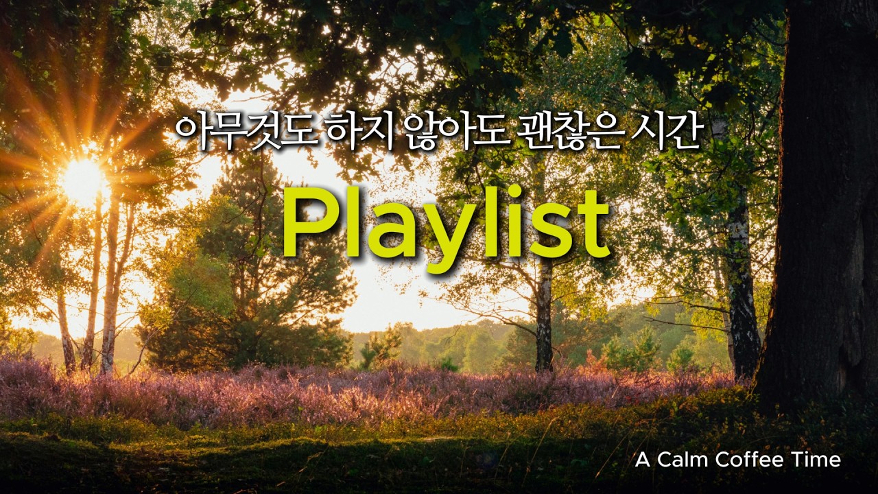☕ Relaxing Cafe Piano Playlist | 아무것도 하지 않아도 괜찮은 편안한 음악