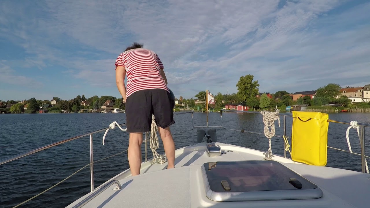 Mit dem Motorboot die Mecklenburger Kleinseen zurück von Fürstenberg nach Rechlin (RoT 01 #15)