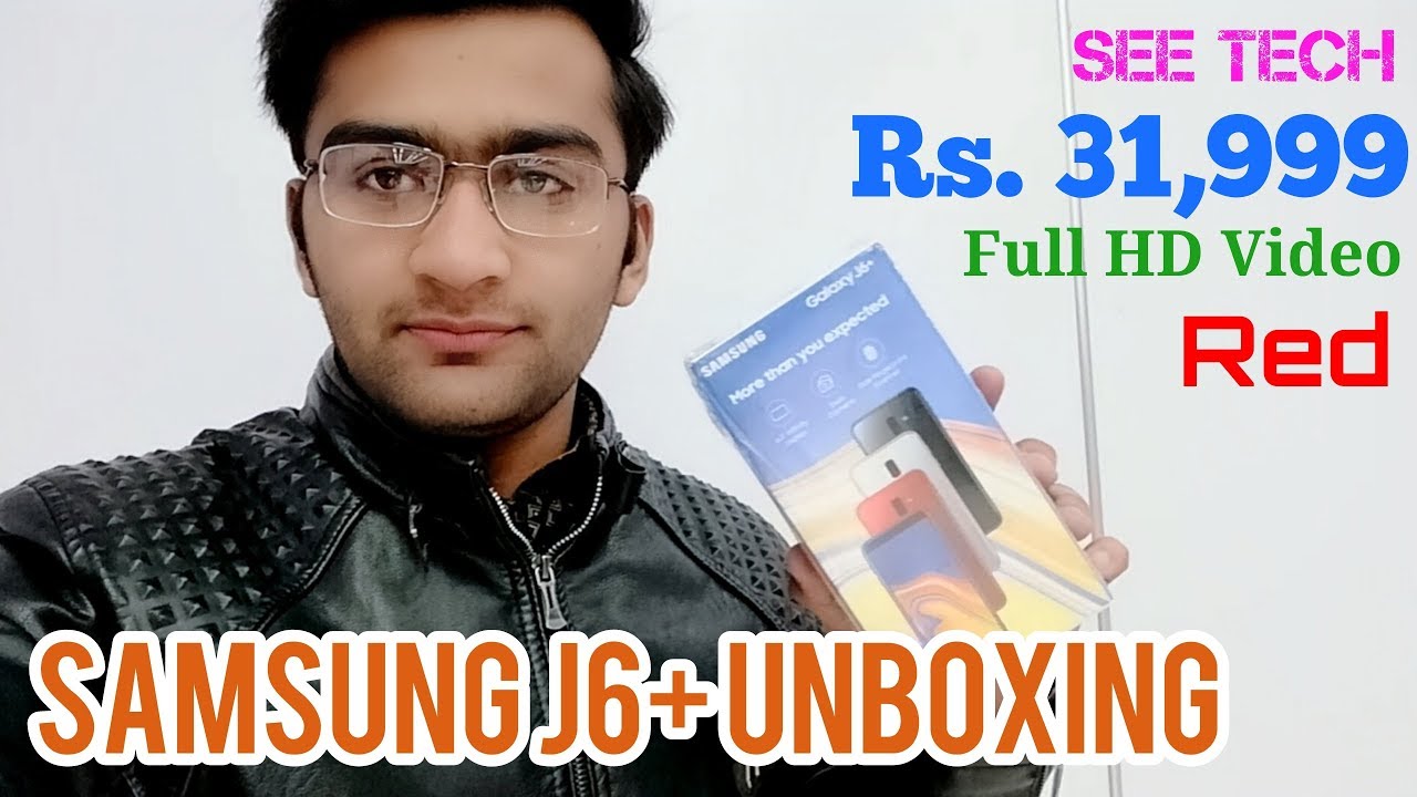 Samsung J6+ Unboxing Red Full HD