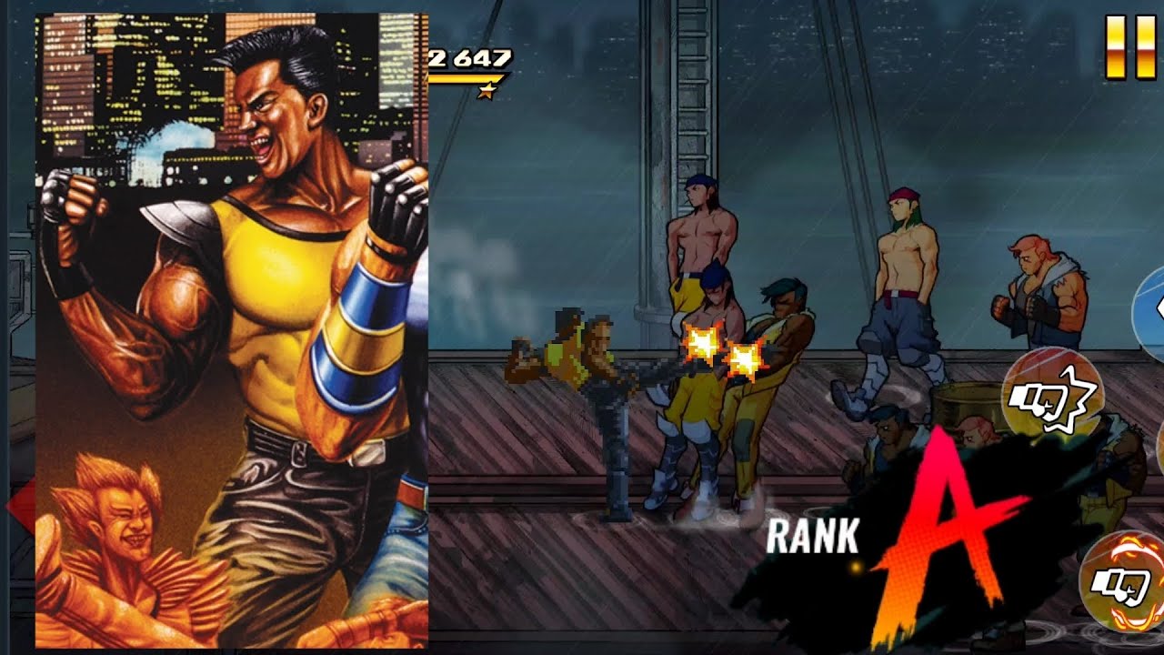 Streets of Rage 4 (Mobile): SOR1-Adam - Arcade, Mania+, A-rank [578K]