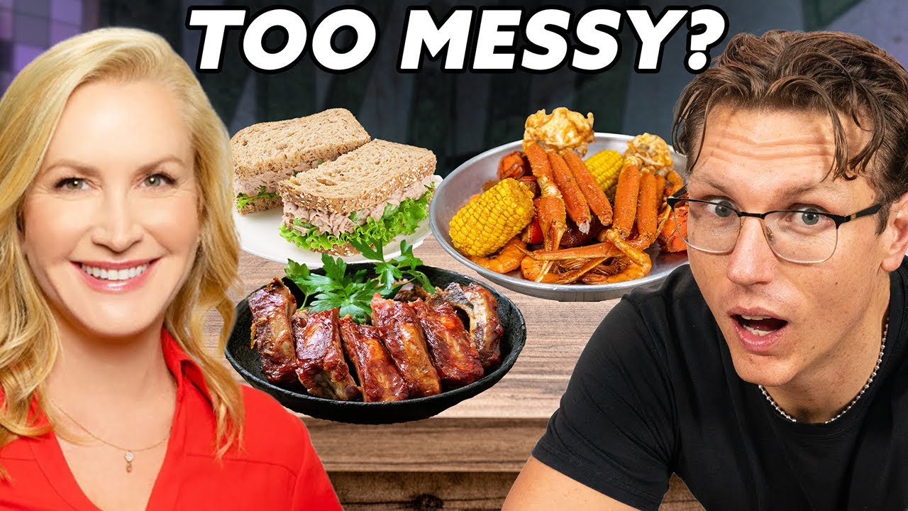 What's the WORST First Date Food? (ft. Angela Kinsey)