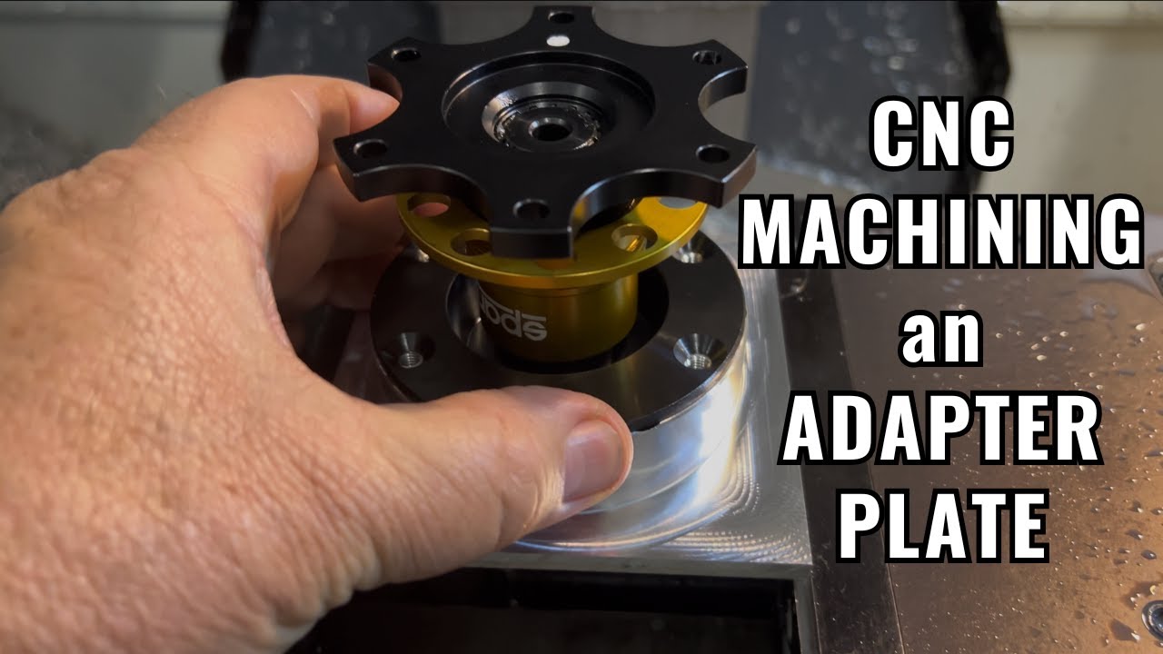 CNC milling | Nissan R33 | steering wheel adapter