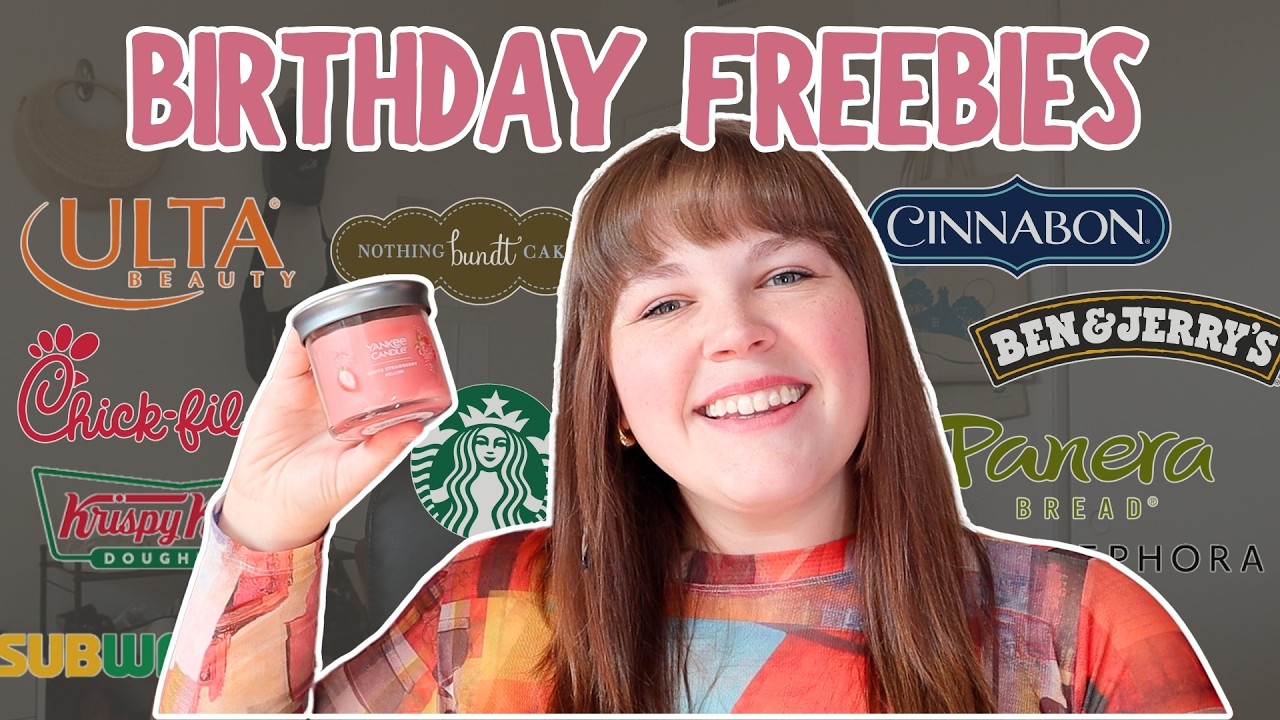 Birthday Freebies Guide 🎉