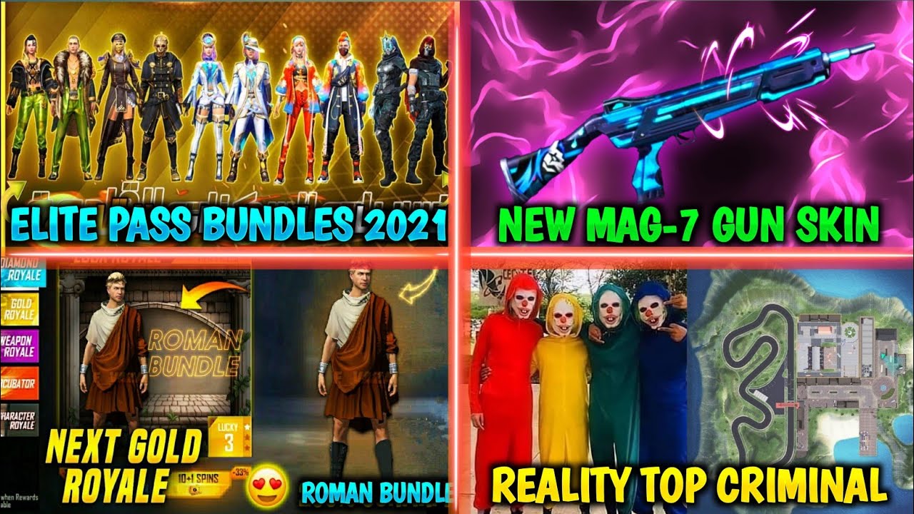 Upcoming Elite Pass Bundle 2021 | MAG-7 First Theme Skin | Reality Top Criminal, Training Ground Map