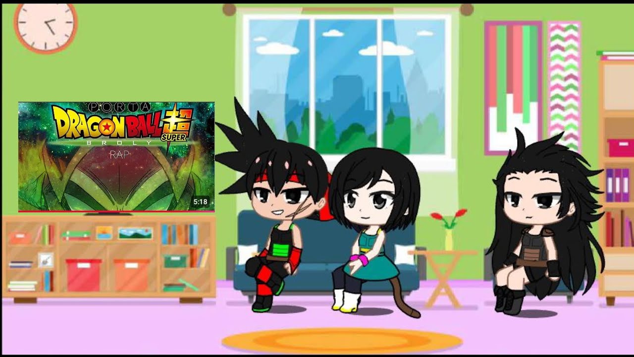 los padres de Goku y Raditz reaccionan al ráp de dragón ball super Broly pt3