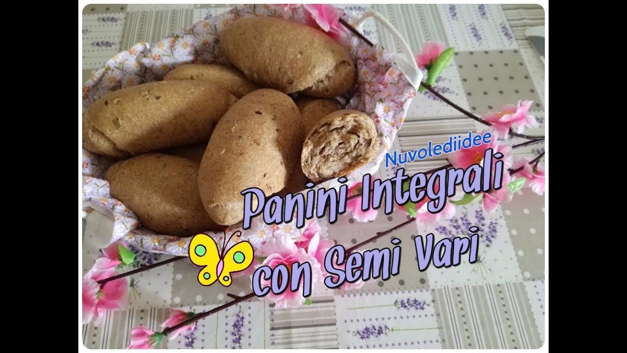 Ricetta: Panini Integrali con Semi Vari. Morbidissimi.