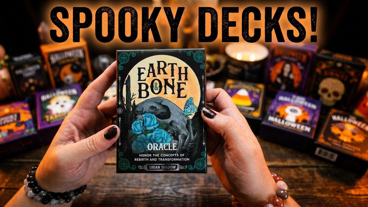 🎃 Моя жутко хэллоуинская коллекция Таро и Оракулов! 👻 Часть 1 #tarot #oracle #deckcollection