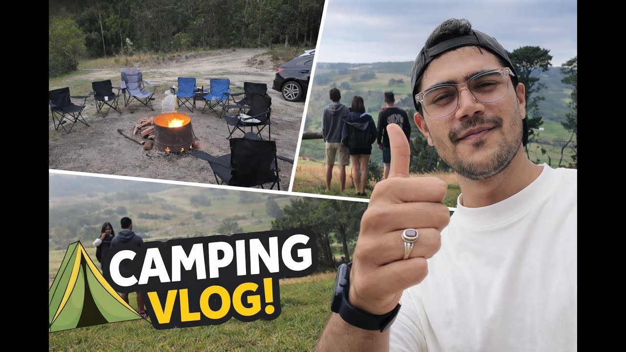 Just Friends, Fire & No Network | Camping Vlog in Australia 🌲🔥”