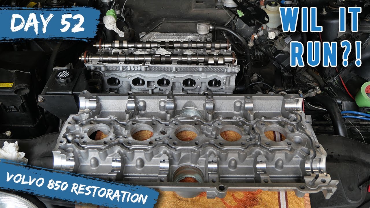 Volvo 850 Restoration - Head Gasket Replacement | First Start