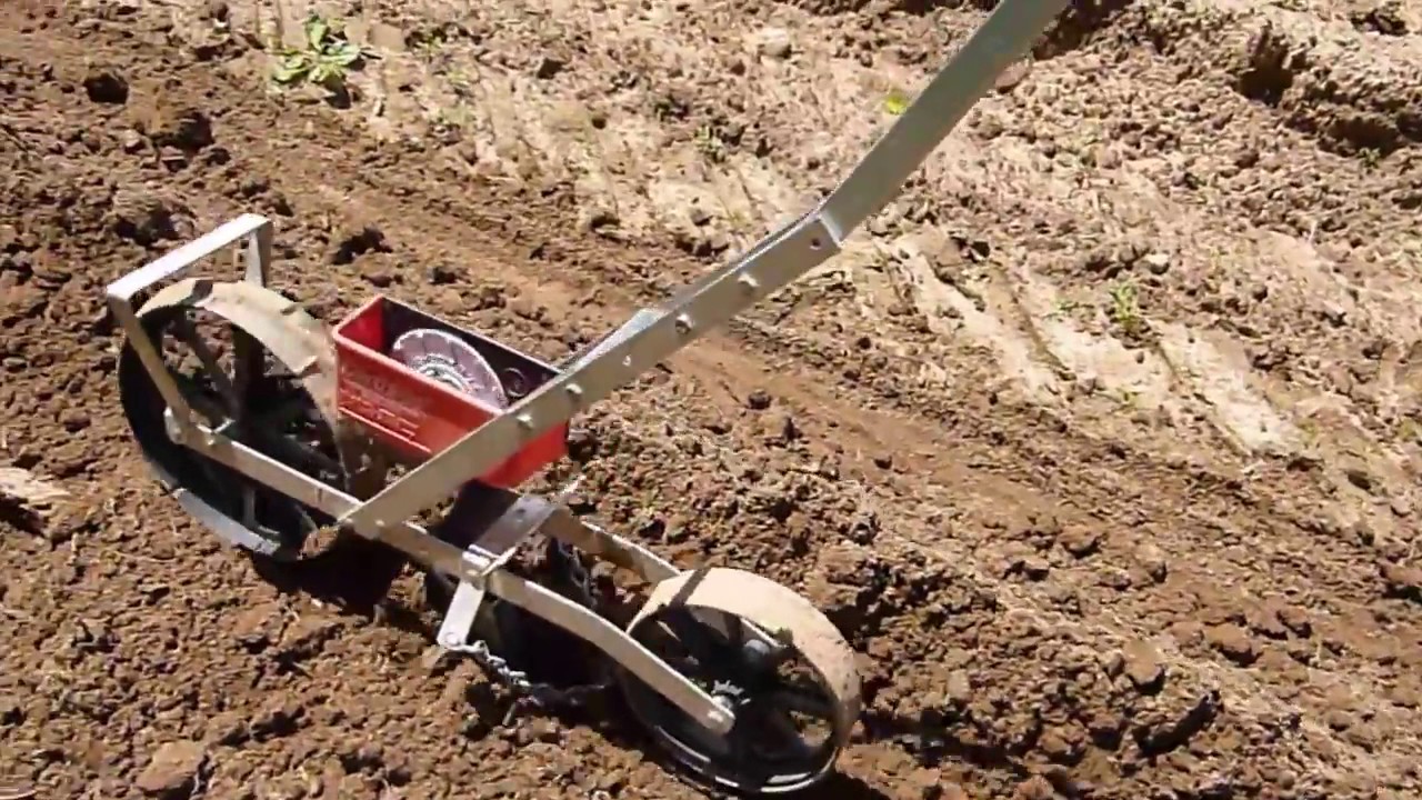 Earthway Seeding Equipment   Push Planter Precision Garden Seeder and How to Plant Radishes