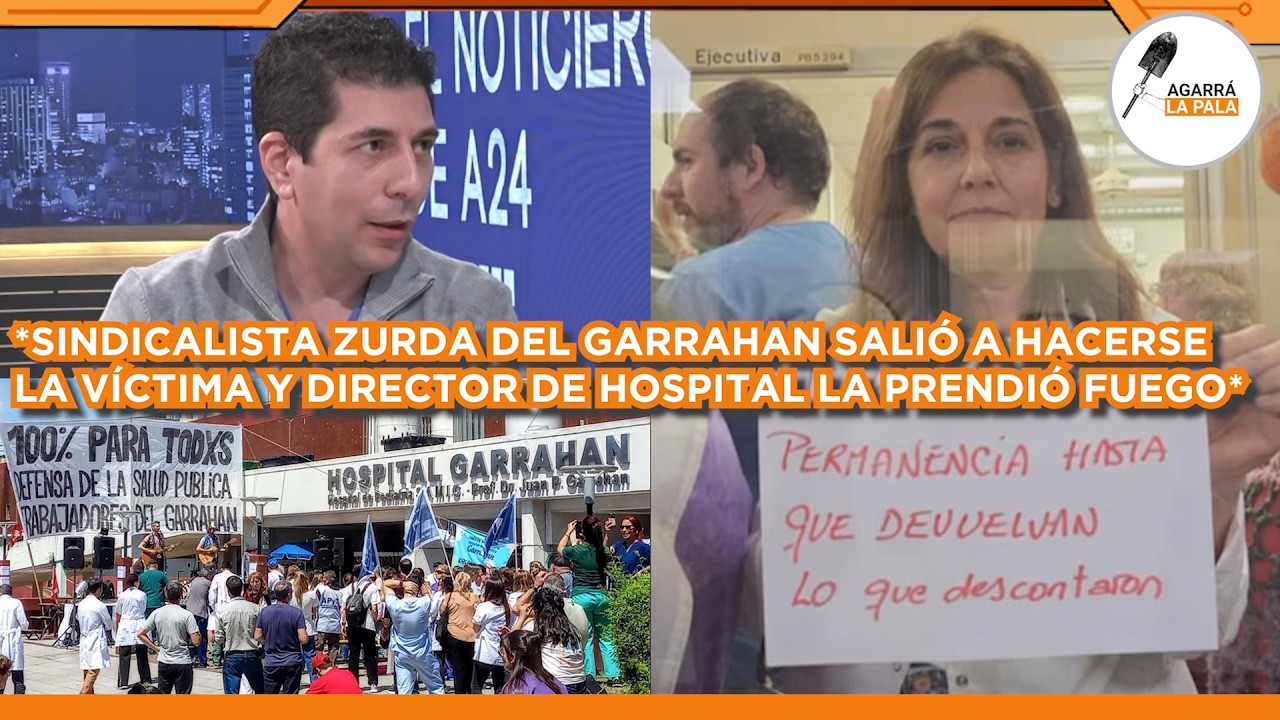 DIRECTOR DE HOSPITAL GARRAHAN CRUZ&Oacute; A SINDICALISTA ZURDA QUE ECHARON Y SE VICTIMIZ&Oacute;: 