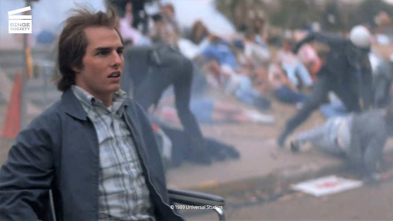 Born on the Fourth of July: Police vs Protesters (HD CLIP)
