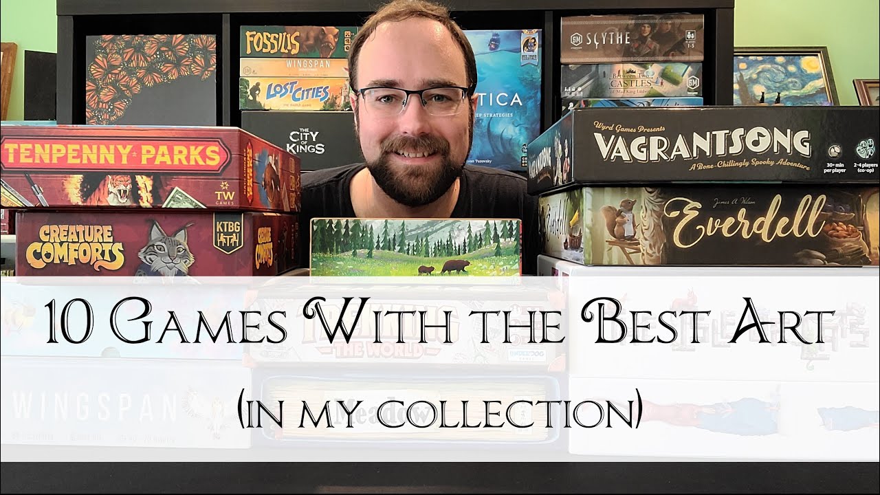 10 Board Games with GREAT ART!