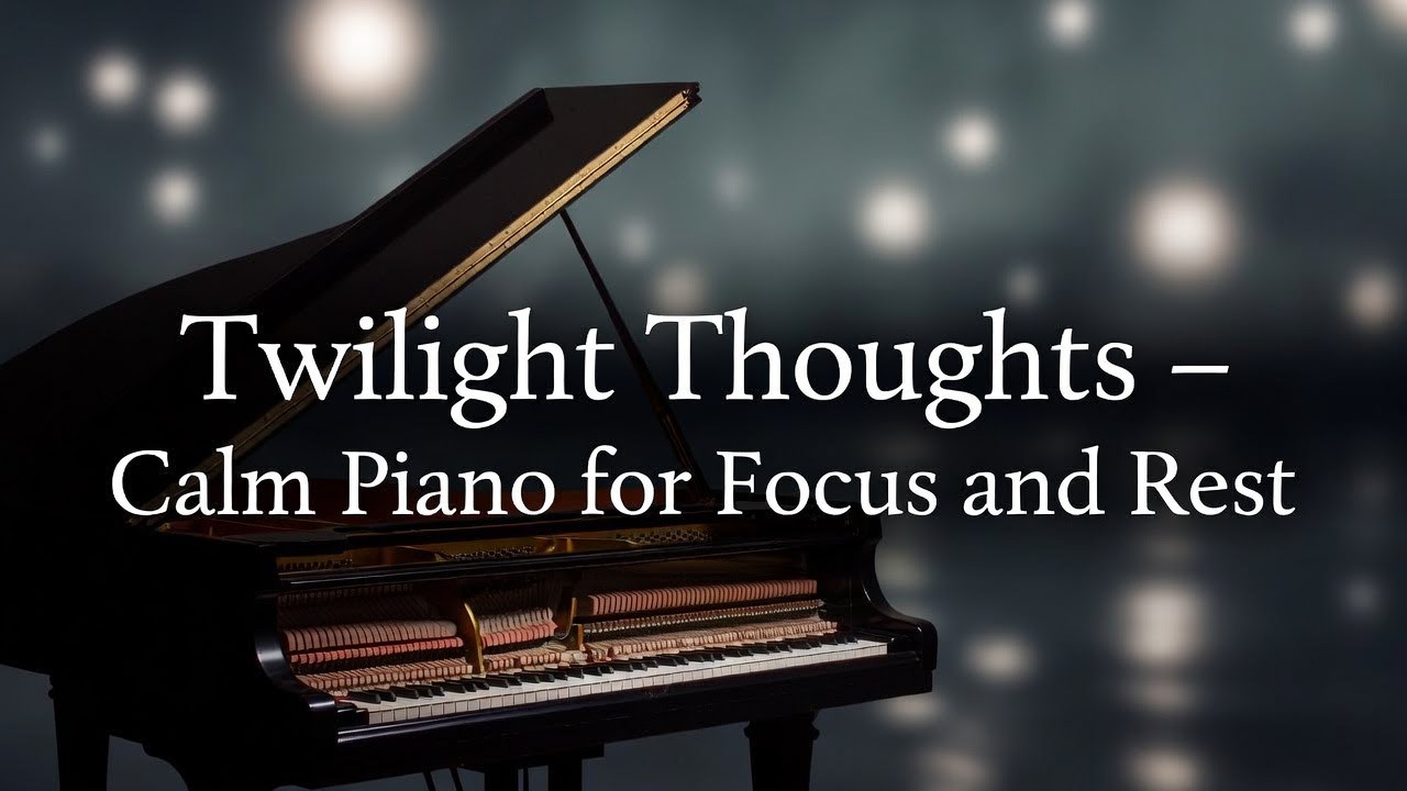 Twilight Thoughts – Calm Piano for Focus and Rest