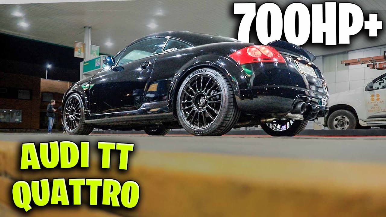 AUDI TT DE 700HP QUATTRO MANUAL 20V com FT600 INSANO!! PARA USO DIÁRIO - RACEMIDIA