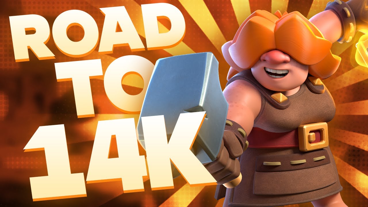 ROAD TO 14K 🏆 #clashroyale #shorts
