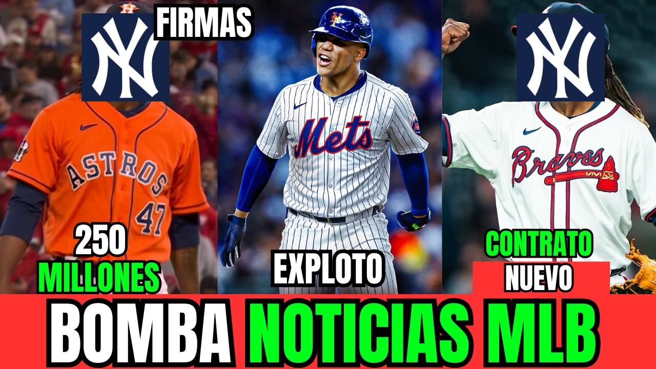BOMBAZO! LOS YANKEES DE NEW YORK LE DAN MILLONES A ESTRELLA DOMINICANA POR ACUERDO EN LIGAS..