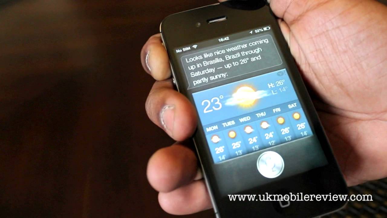 Apple iPhone 4S - iOS 6 Siri Demo