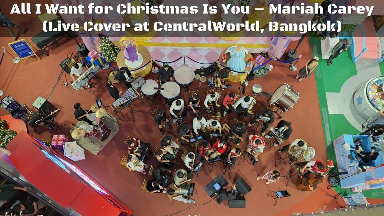 All I Want for Christmas Is You – Mariah Carey (Live Cover at CentralWorld, Bangkok, Thailand) #HAL