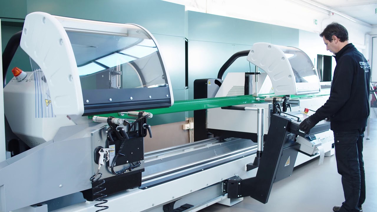 BLITZ ALVA 550 THETA   Double head sawing machine with &Oslash; 550 mm tungsten carbide blades 1