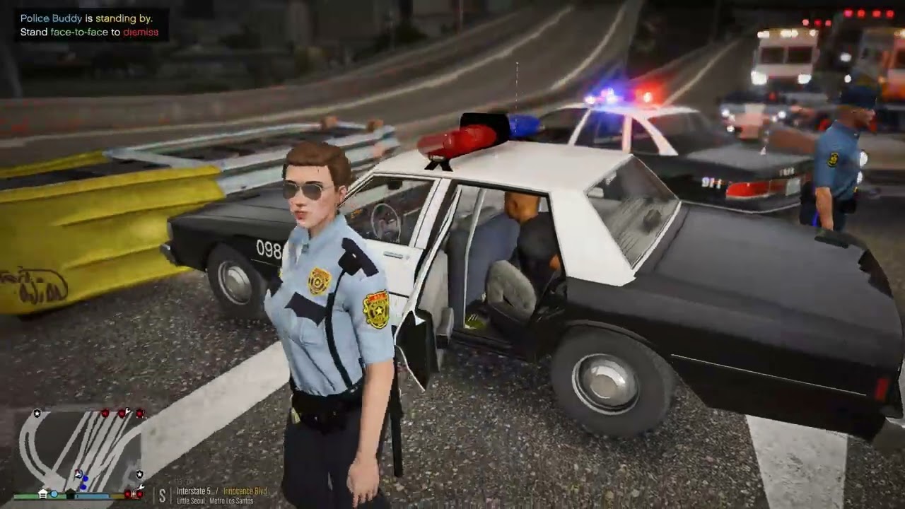 Gta 5 LSPDFR Playing As a Retro Raccoon City Female Officer - Caprice City Patrol