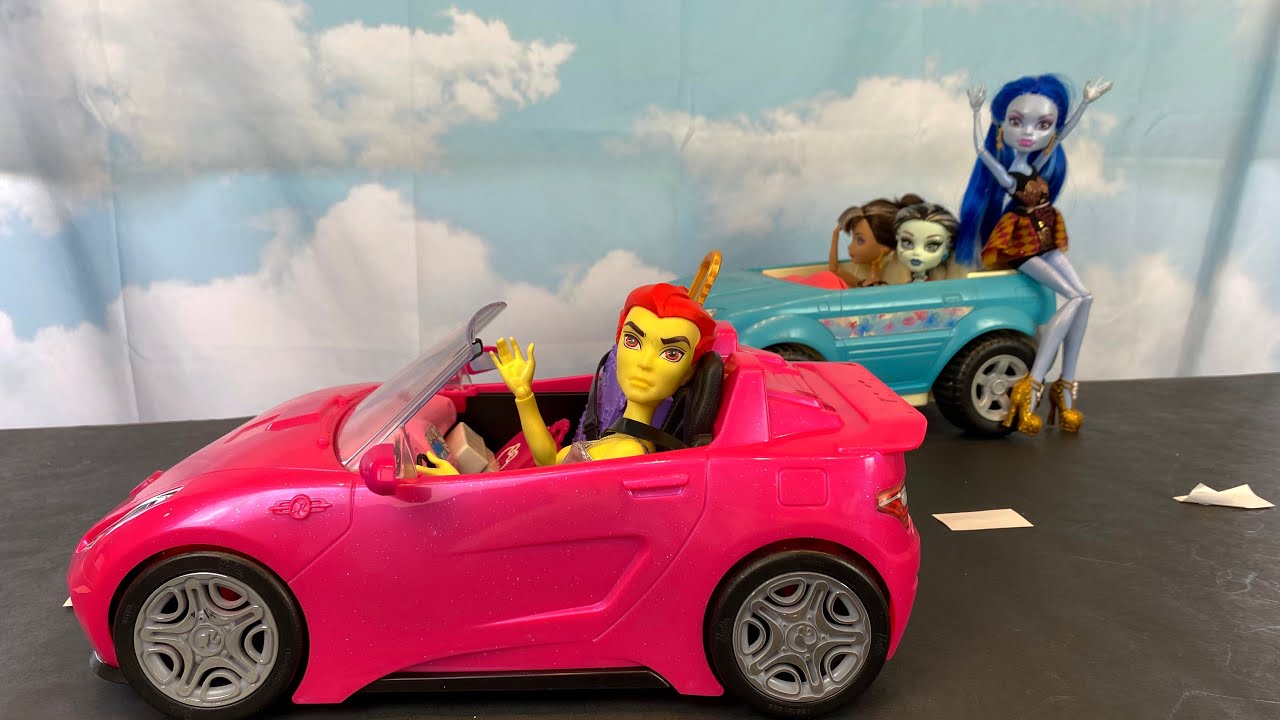 Дорожное приключение — покадровая анимация по мотивам Monster High/Ever After High