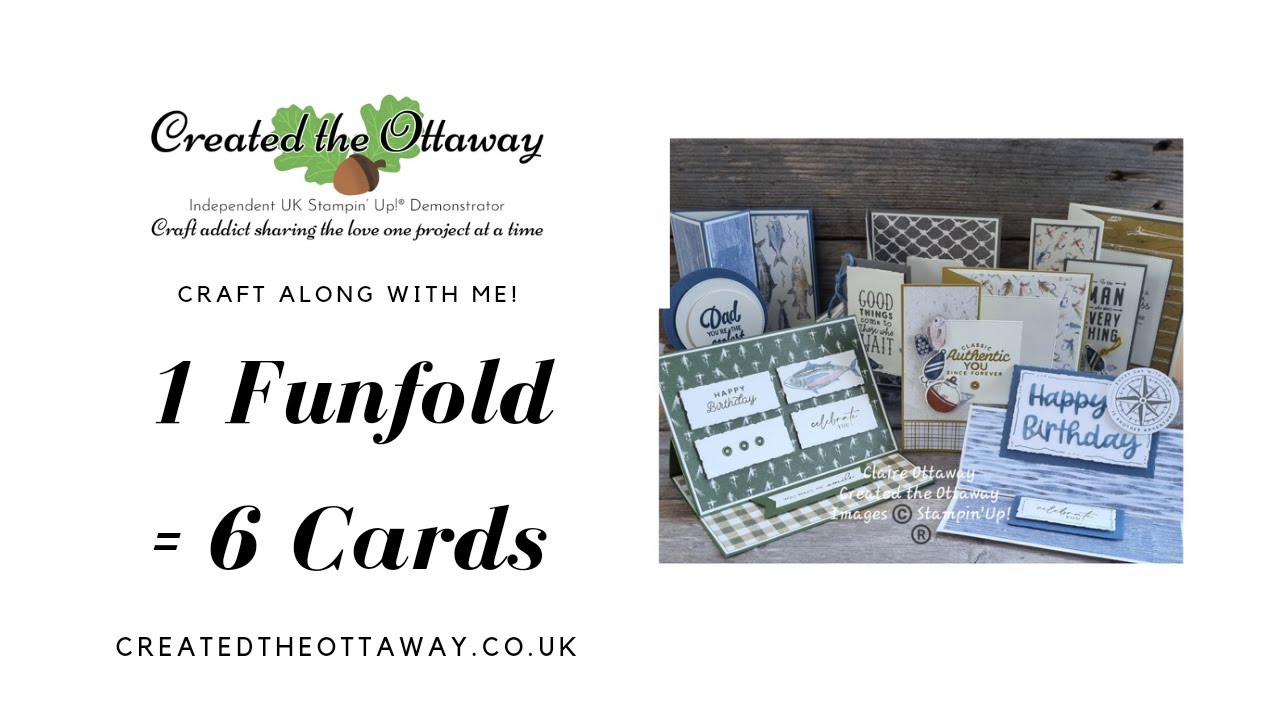 The easiest fun fold Tutorial that makes 6 different cards@createdtheottaway