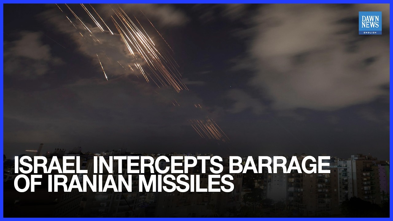 Israel Intercepts Barrage Of Iranian Missiles In Latest Attack