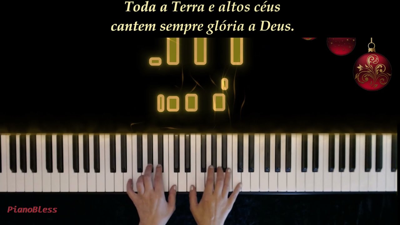 Hino - Cantam Anjos Harmonias  com Letra - 90 bpm