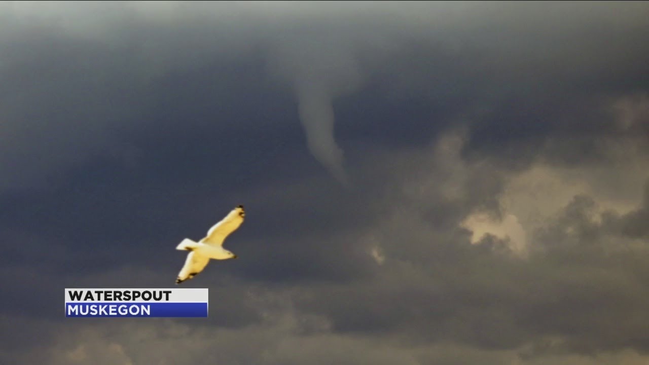 Waterspouts seen in Muskegon