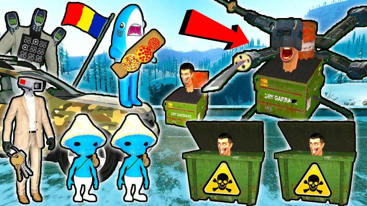 BRIGADA SKIBIDI WC GUNOI VS DRACULASS! PISICA STRUMF ALBASTRA SI TITANUL TELEFON IL SALVEAZA! *EPIC*