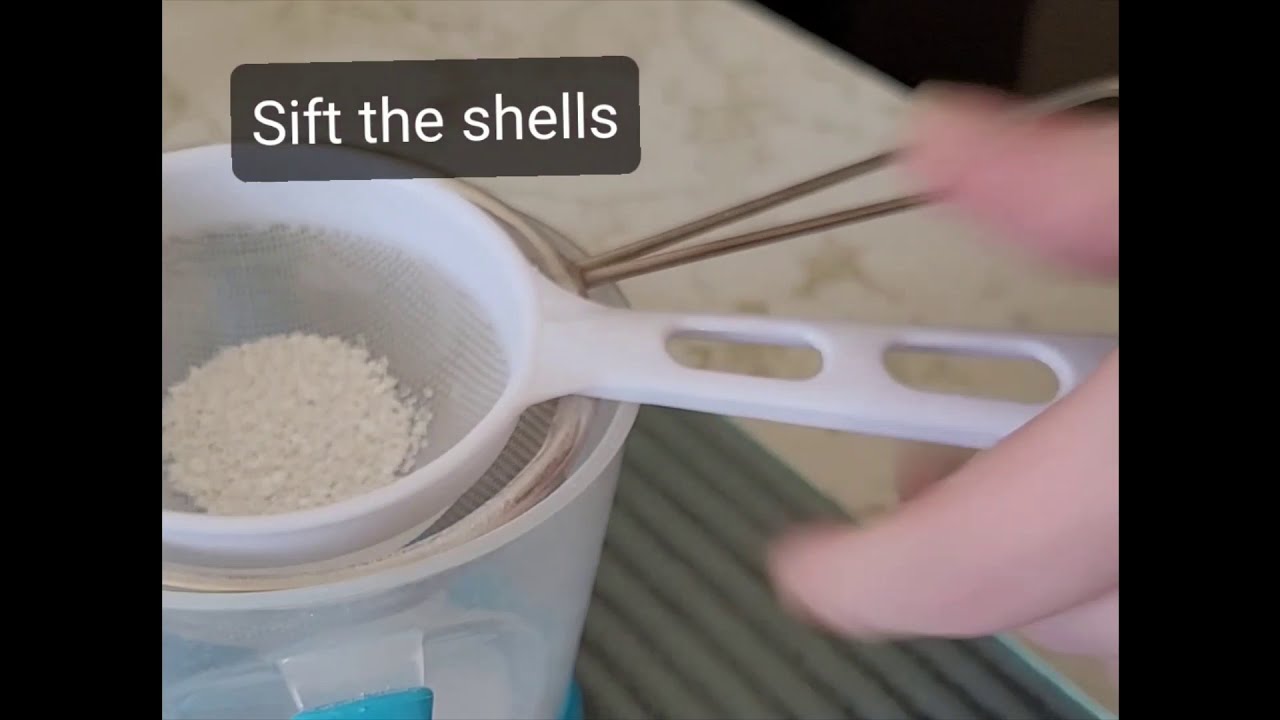 DIY Cascarilla Powder (Eggshell Powder)