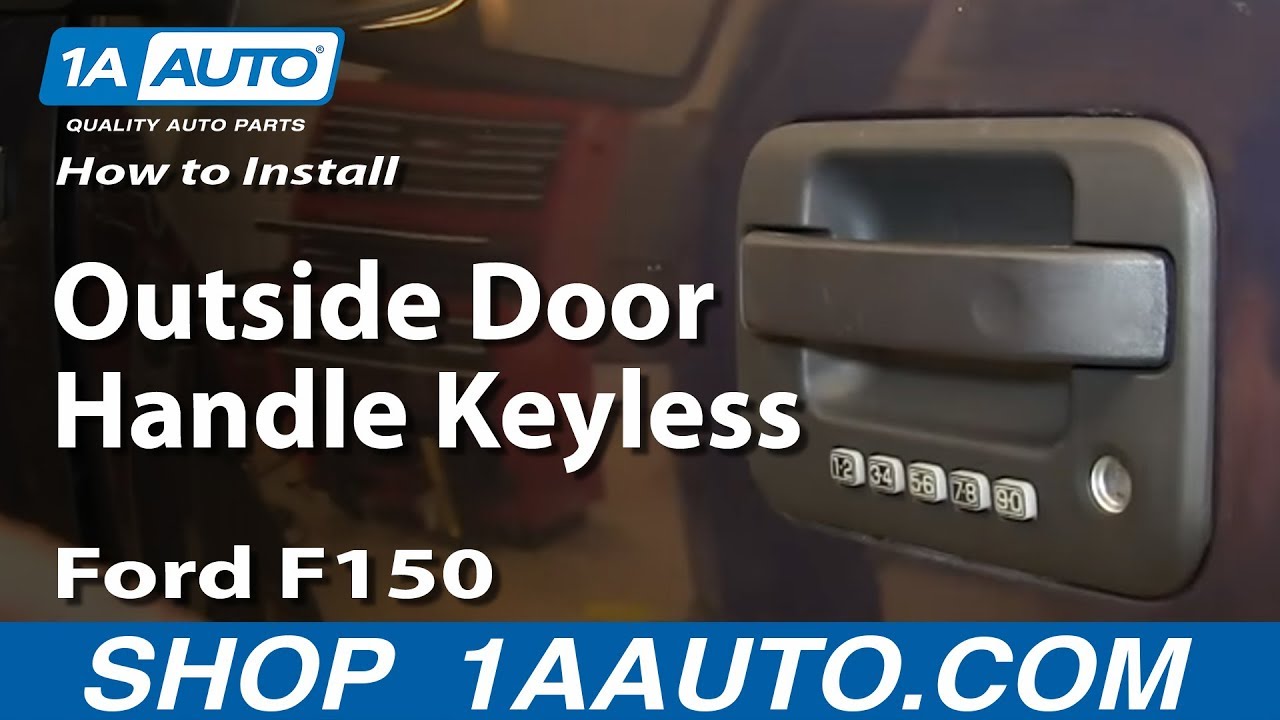 How To Replace Outside Door Handle Keyless Entry 04-08 Ford F-150