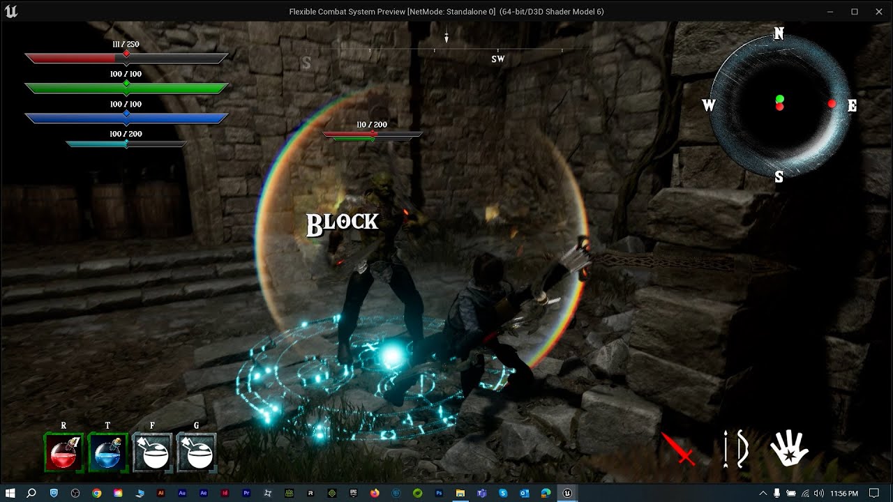 Unreal 5.2 - Flexible Combat System + Stage Left NPC System | UE4 UE5