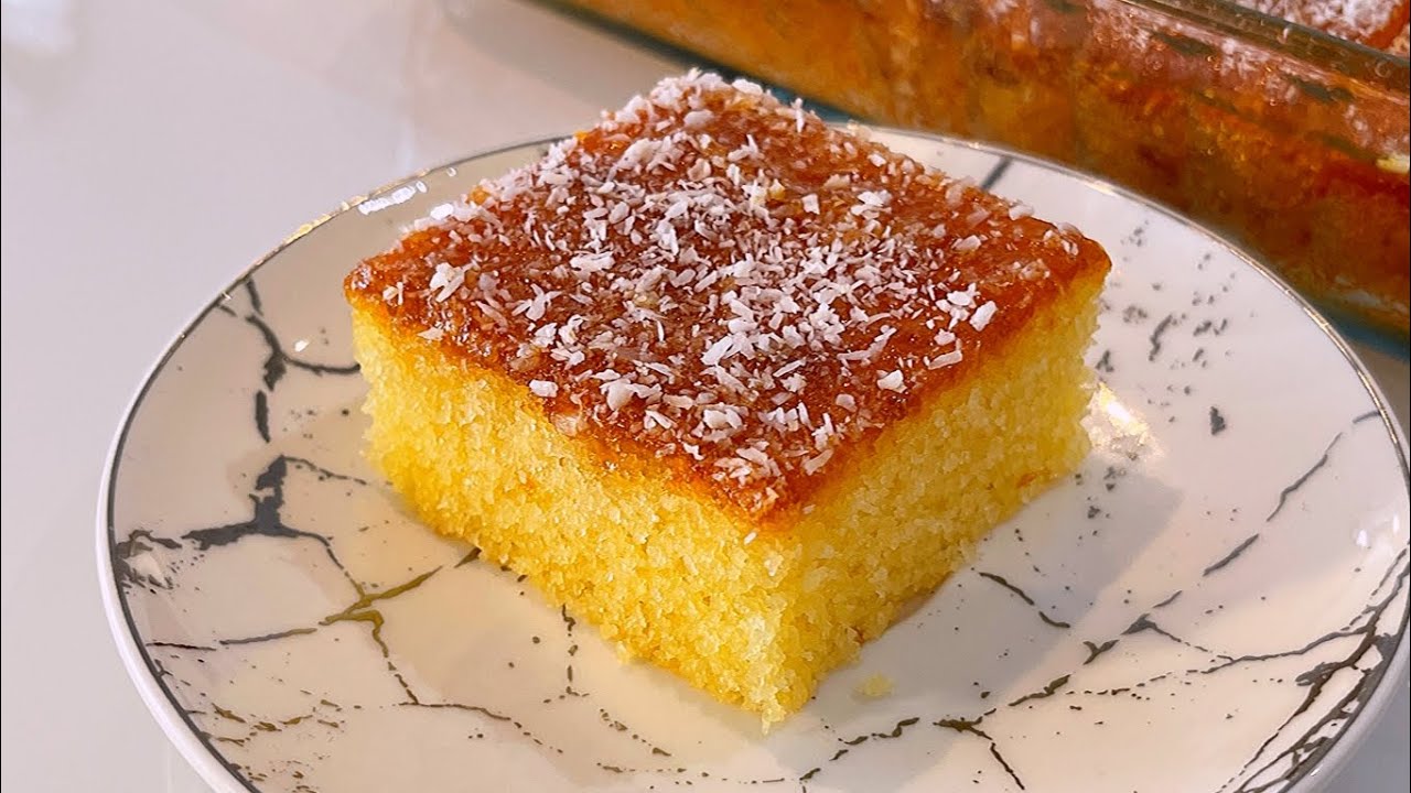 Basbousa Arabischer Grießkuchen / Arabic Sweet Recipe / Arabic Dessert / lecker und schnell gemacht