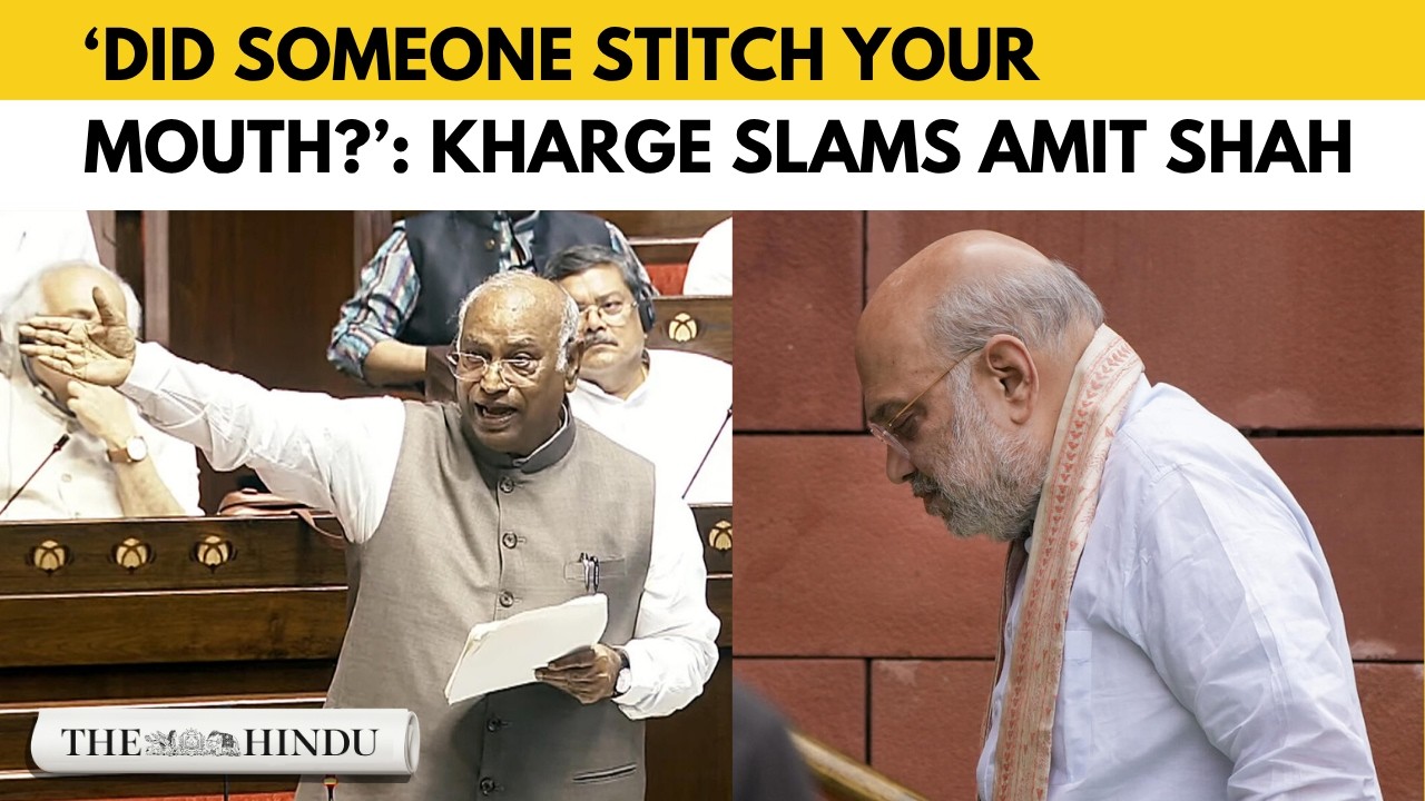 Mallikarjun Kharge slams Amit Shah for prolonged silence on student protests