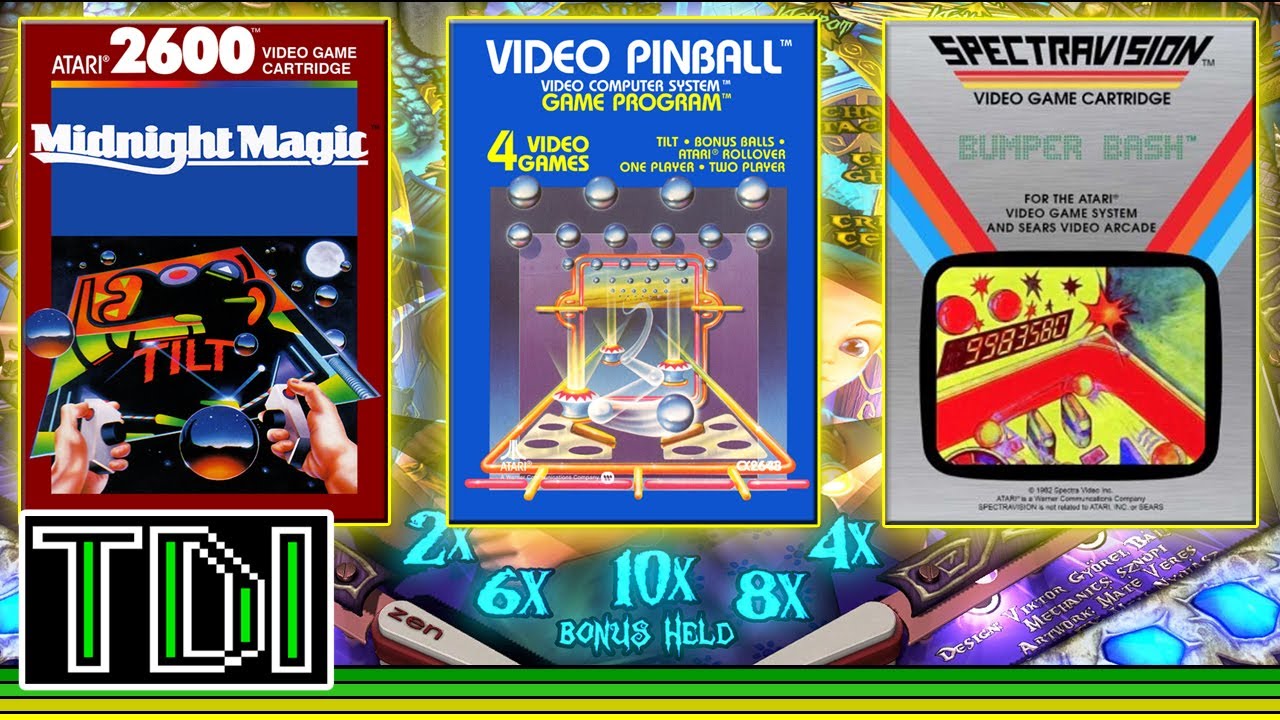 Atari 2600 Pinball Games and why I fell in love with pinball