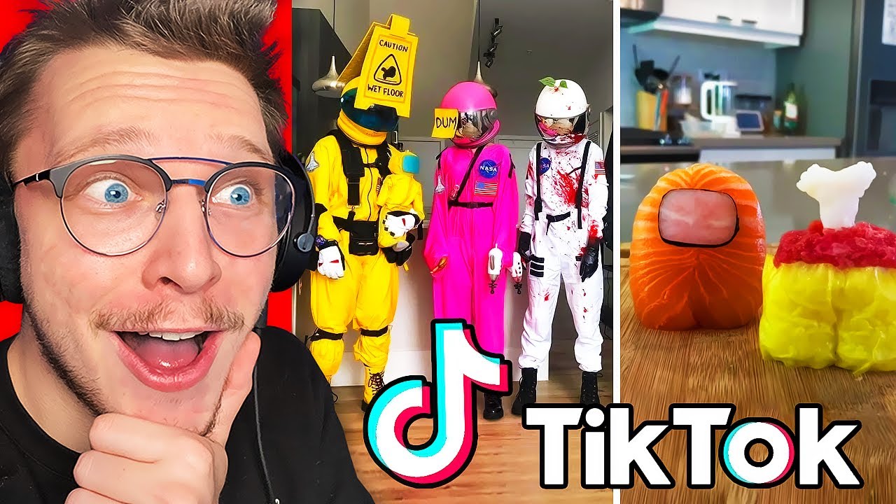 JE RÉAGIS aux MEILLEURES TIKTOK AMONG US ! (essaye de ne pas rire)