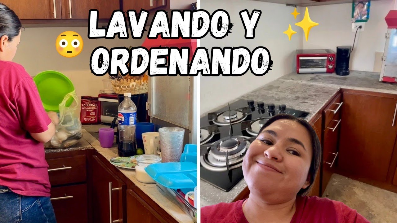 Mi cocina aún no está terminada… pero así la limpio 🧽🫧